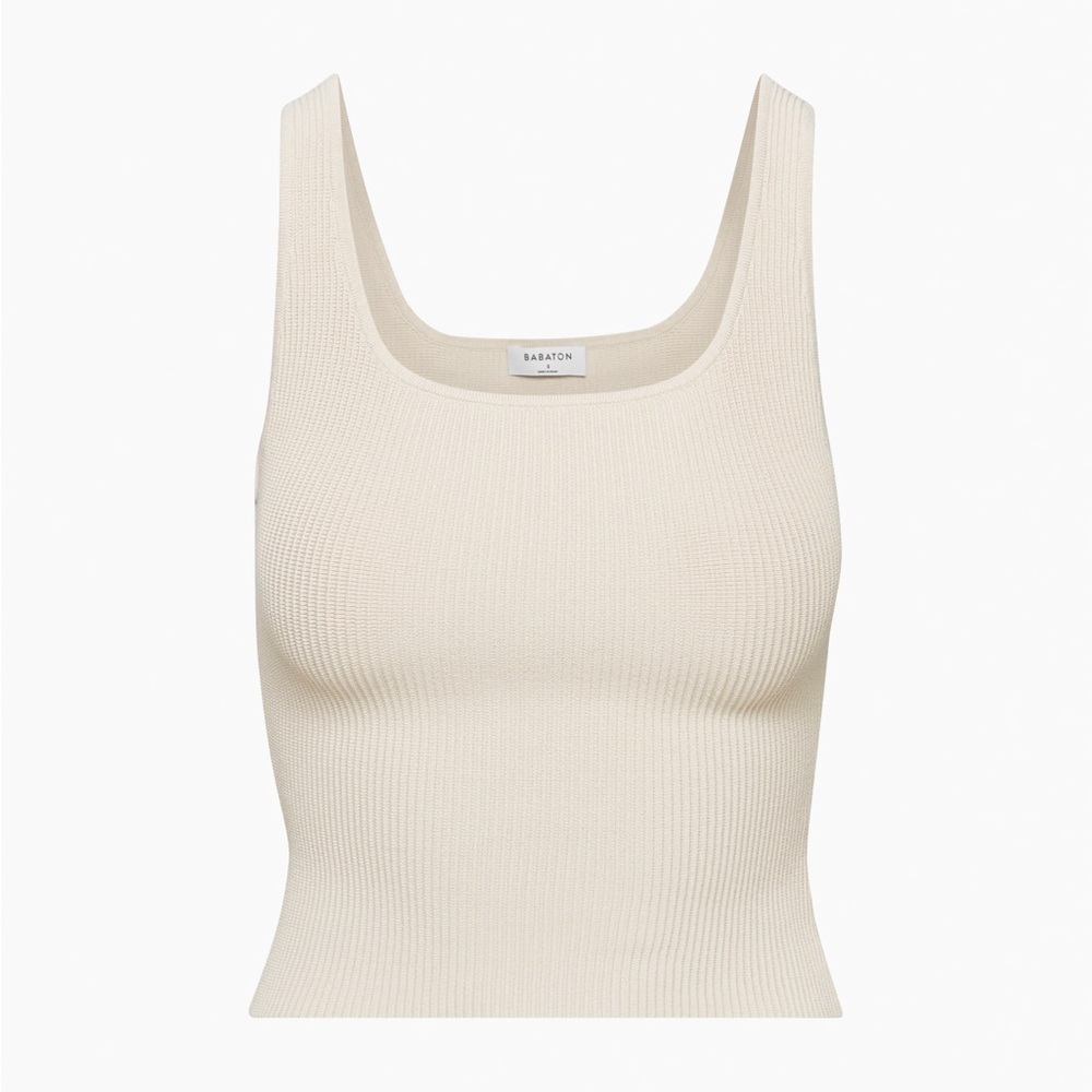 NWT Babaton Sculpt Knit Squareneck Tank